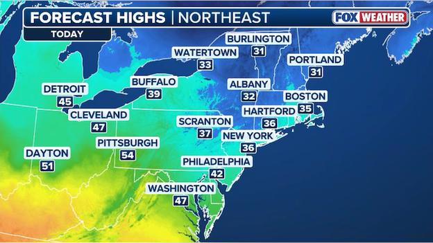 Philadelphia and Washington eye the 40s after record arctic chill