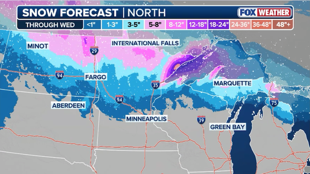 Upper Midwest blizzard to strike with 24-inch snow totals