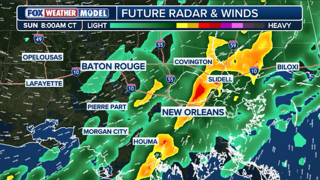 Stormy Sunday to impact Mardi Gras parades in Louisiana