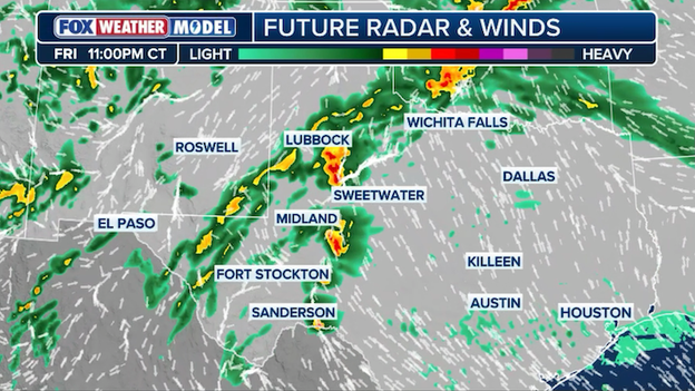 Timing the strong storms forecast to ignite across Texas and Oklahoma tonight