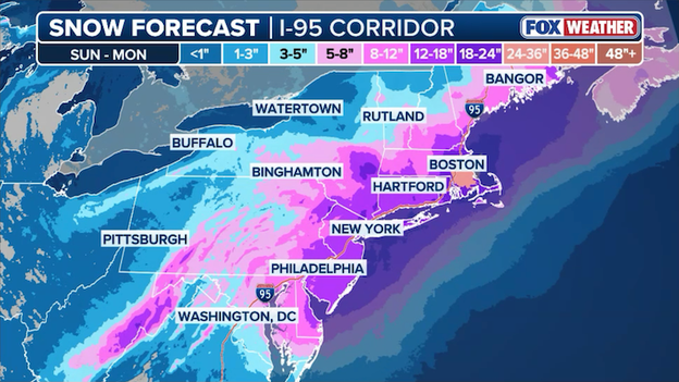 Snow forecast amounts trending up with just hours to go before storm begins