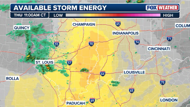 Severe storm threat increasing across the Midwest at this hour
