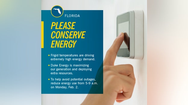 Duke Energy asks all customers to voluntarily reduce their energy use during upcoming peak window