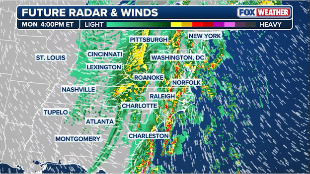 Timing the storm: When to take cover in the Mid-Atlantic and Northeast