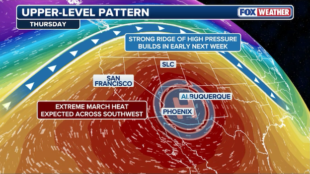 More than 100 record highs at risk as triple-digit heat targets the Southwest