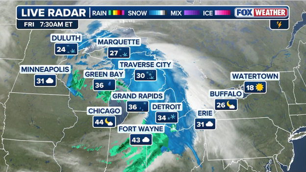 Severe clipper triggers widespread power outages and blizzard conditions this morning