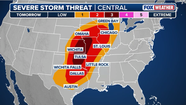 Millions in path of potential severe weather outbreak through Friday