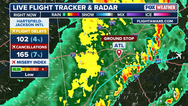 Ground stop freezes flights heading to Hartsfield-Jackson Atlanta International Airport