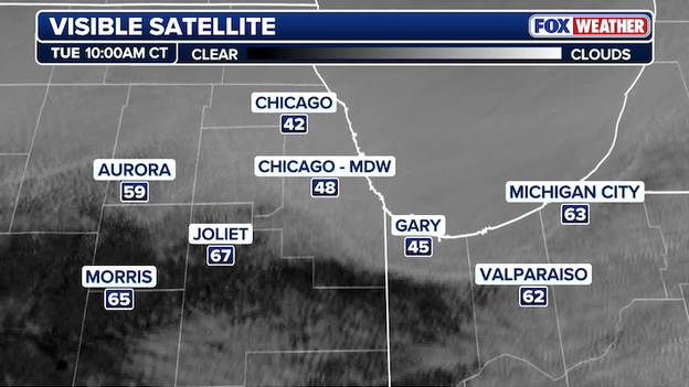 Temperatures tumble in Chicago as hail threat increases later today