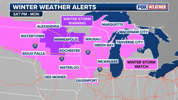 Winter Storm Warning issued for Minneapolis ahead of weekend winter storm