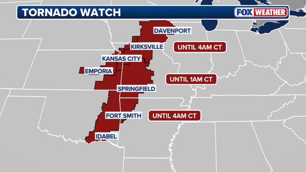 Tornado Watch expires for OKC, Tulsa and Des Moines, but severe threat lingers for millions