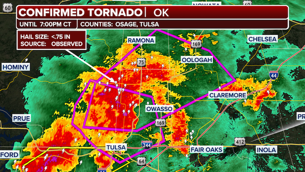Confirmed Tornado in Tulsa County, Oklahoma