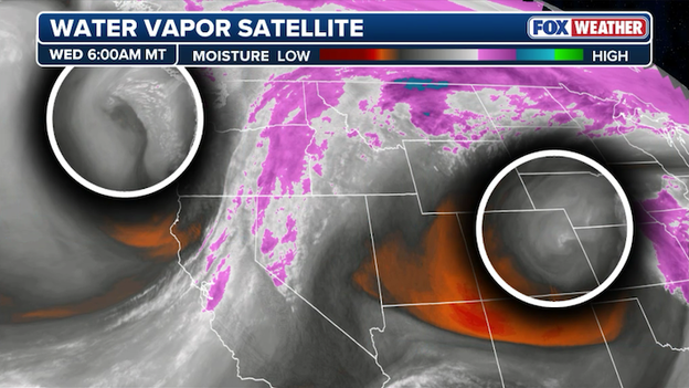 Tracking the two disturbances that will trigger severe weather this week