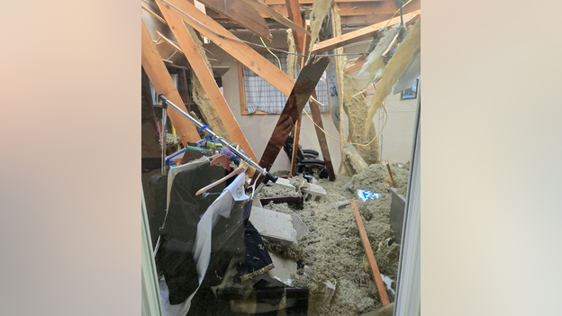 Photos: Terrifying tornado damage at a church in Union City, Michigan