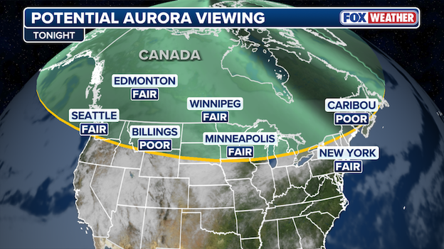Northern Lights could dazzle tonight while Artemis II stays on track for launch