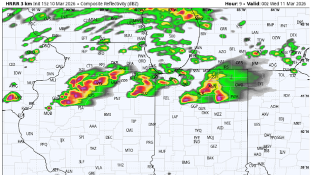 'Explosive' storm development expected south of Chicago this afternoon