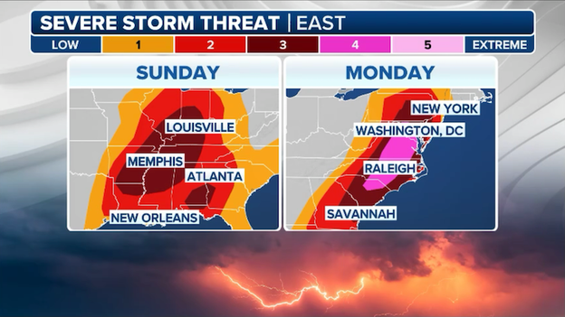 Severe weather outbreak eyes 200 million as 'bomb' storm sweeps across America