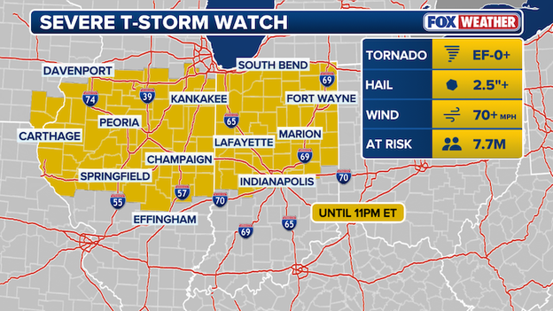 Severe Thunderstorm Watch issued for areas all too familiar with severe weather this March