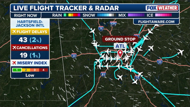 Ground stop issued for Hartsfield-Jackson Atlanta International Airport