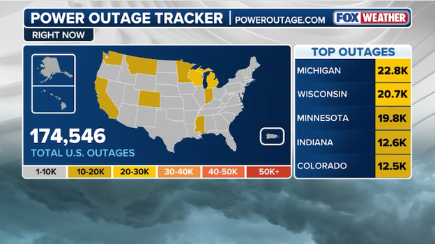 Thousands wake up without power as a dangerous windstorm slams Chicago and Minneapolis