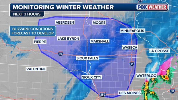 Blizzard conditions developing now across the High Plains and Midwest