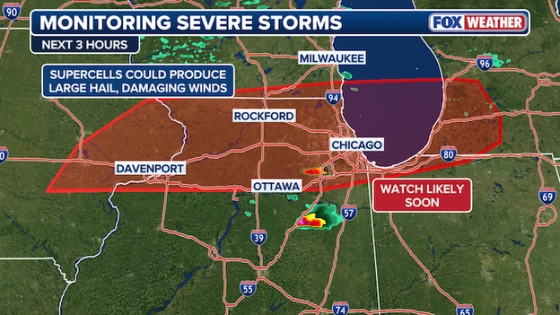 Hail, damaging wind threat increasing for Chicago and northern Illinois