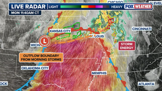 Forecasters watch for boundaries that could "trigger" or "tame" afternoon storms