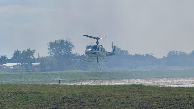 Evacuations underway near Naples as 1,733-acre wildfire burns in Picayune Strand