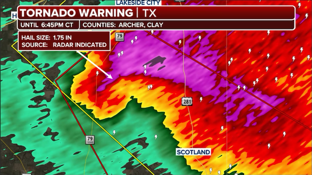 Texas storm likely producing tornado right now in North Texas
