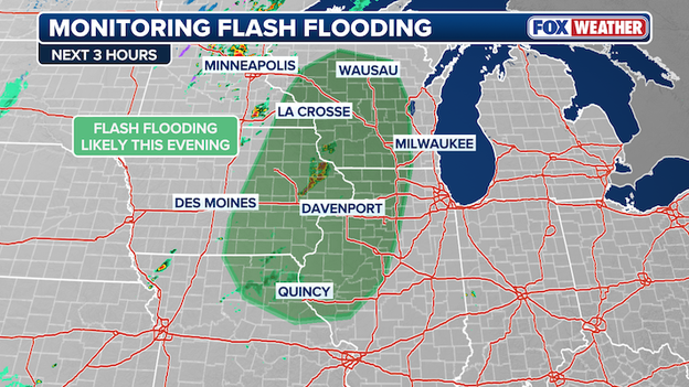 Saturated ground and repeat storms trigger dangerous flash flood threat in Midwest