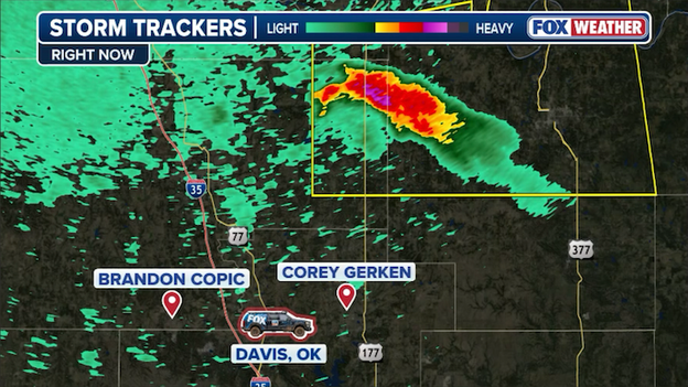 Ground truth: FOX Weather trackers on the front lines of Oklahoma severe weather