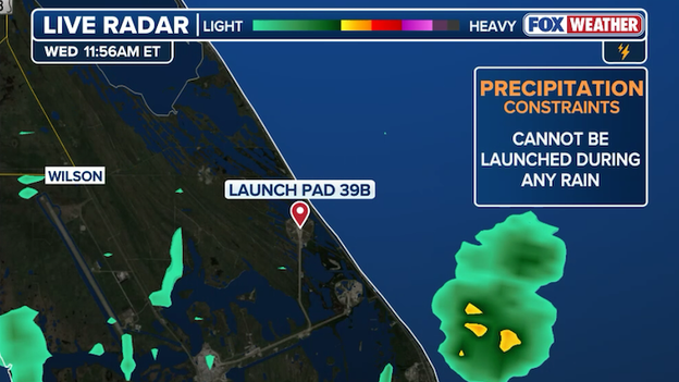 NASA tracks offshore rain as Artemis II faces strict 'No Rain' launch policy