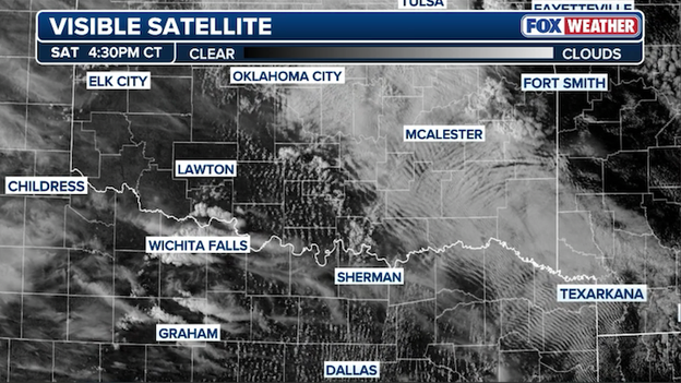 Bubbling clouds signal imminent severe weather for Oklahoma and Texas