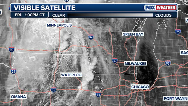 Satellite images show explosive storm development over eastern Iowa