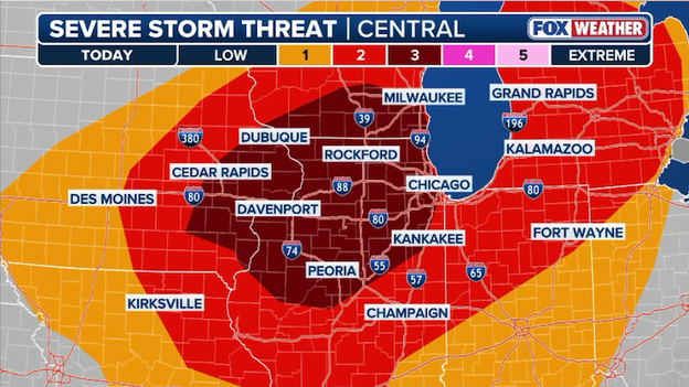 Tornado threat looms for 50 million in Midwest as severe storms intensify