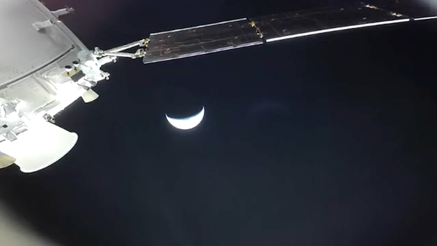 Recharging for splashdown during the final scheduled rest of the mission