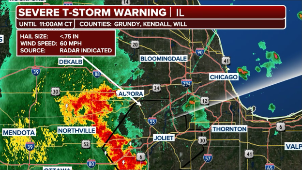 Chicago metro braces for approaching severe thunderstorms