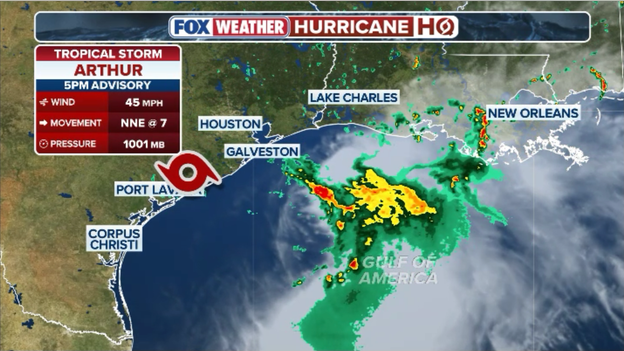 Recap: Tropical Storm Arthur lashes Gulf Coast, unleashing life ...
