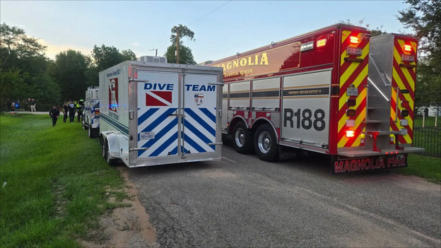 Teenager drowns in flooded Texas retention pond amid tropical downpours