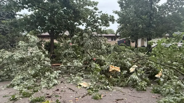 Powerful derecho blasts Midwest with 94 mph winds, knocking out power to 500,000 customers