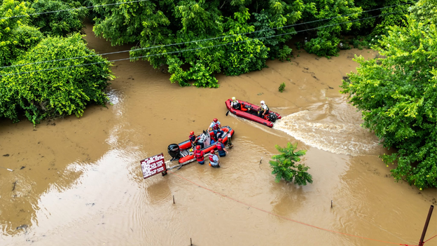 Firefighters rescue 15 stranded campers from fast-rising floodwaters in Oklahoma
