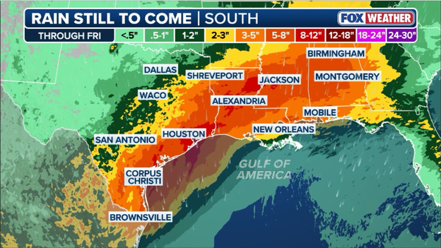 Catastrophic flash flood threat looms as historic rain totals target Houston and Galveston