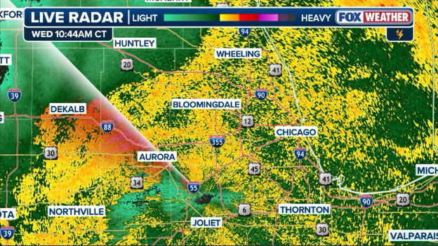 Rain inundates Chicago metro area as dangerous flash flood threat grows