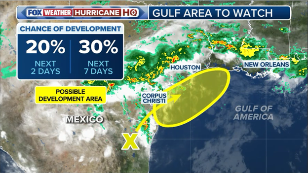 Analysis: Why the brewing Gulf disturbance is unlikely to earn an official tropical name this week
