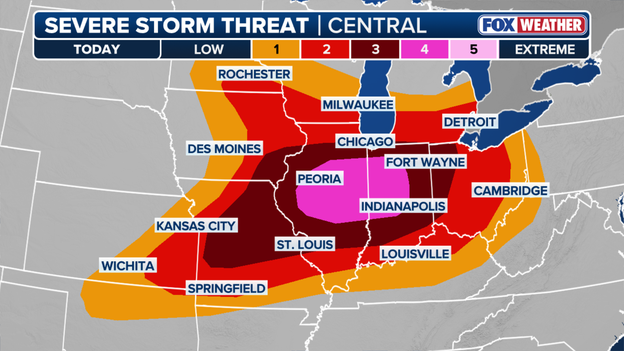 Dangerous storms could fire up at any moment in the Midwest