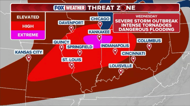 Dangerous storm outbreak targets Midwest just days after previous round of severe weather