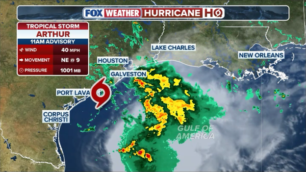 Recap: Tropical Storm Arthur lashes Gulf Coast, unleashing life ...