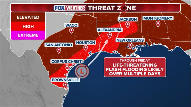 FOX Weather Threat Zone places millions on high alert for life-threatening flash floods