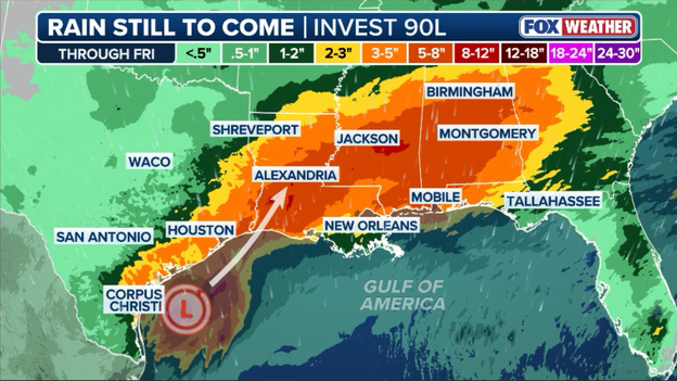 Analysis: Arthur or not, a catastrophic flash flood threat is locking into the Deep South