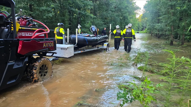 Teenager drowns in flooded Texas retention pond amid tropical downpours